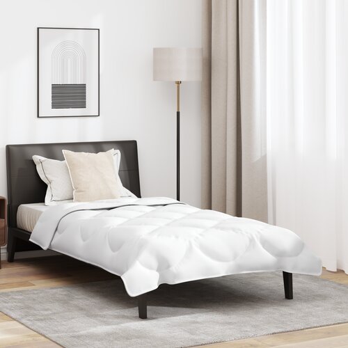 vidaXL Odeja z blazino 2 pcs Bela 155 x 200 cm Mikrofibra Cene