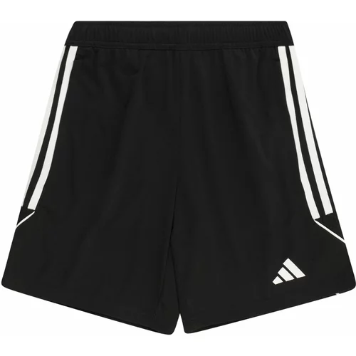 Adidas Sportske hlače 'Tiro 23' crna / bijela