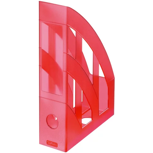 Herlitz Namizni predalnik A4 pokončen, translucent, rdeč