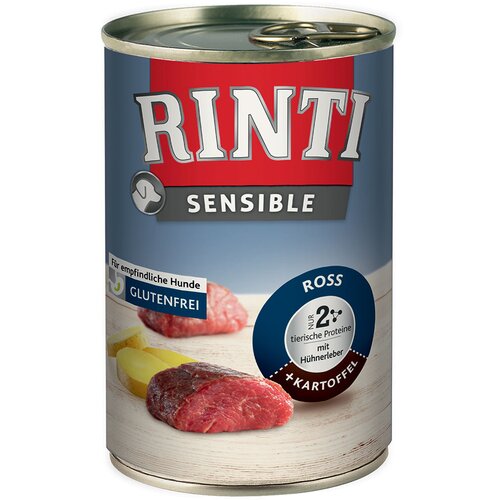 Rinti Sensible 6 x 400 g - Konjetina, pileća jetra i krumpir Cijene