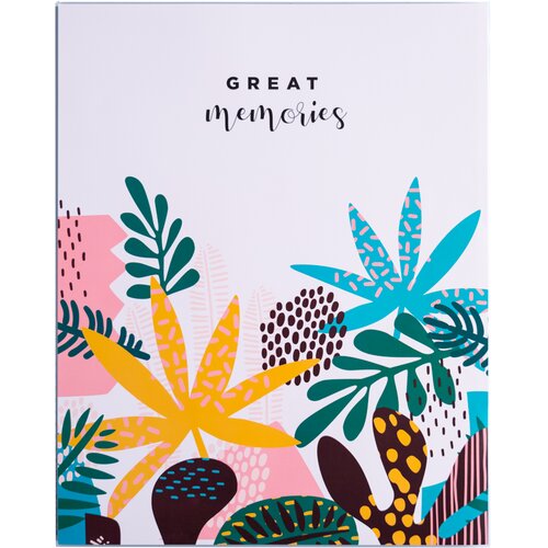 Grupo ALBUM FOTO SOFT 96 BOLSILLOS 13X20CM ABSTRACT TROPICS, (20874145) Cene