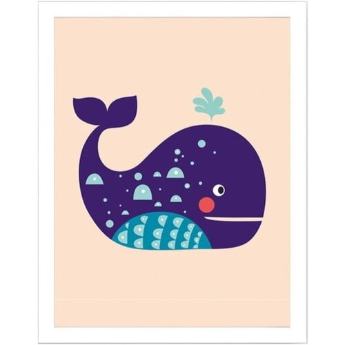 Wallity Otroška slika 24x29 cm Whale – Wallity Cene