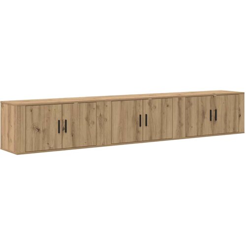  Zidni TV ormar set 3 pcs Umjetnički hrast 80 x 34,5 x 40 cm Slike