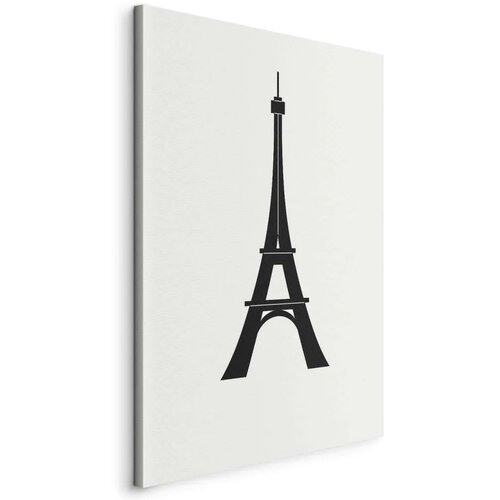  Slika - Eiffel Tower Simple Graphics in Black and White 20x30 Standard Cijene