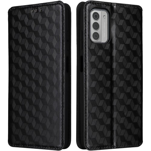 INORCO Ohišje za telefon Nokia G310 PU usnjena torbica z vtisnjenim rombom, stojalo, preklopni ovitek za telefon, (22033001) Cene