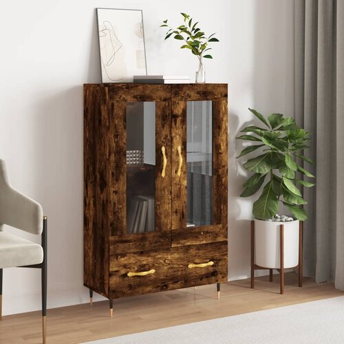VidaXL Visoka komoda boja hrasta 69 5 x 31 x 115 cm konstruirano drvo Slike