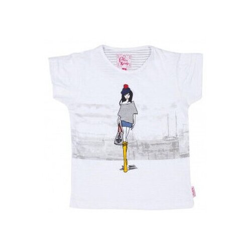 Miss Girly Majice s kratkimi rokavi T-shirt fille FABORD Bela Cene