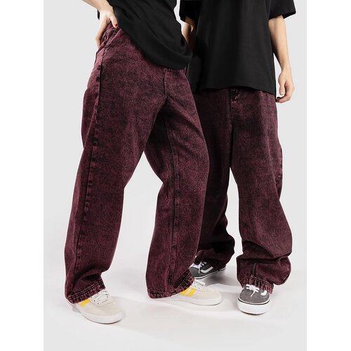 Poetic Collective Ballon Kavbojke red acid denim wash Cene