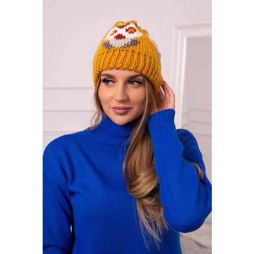 Kesi Women&amp;#039;s cap Ofelia K349 mustard Slike