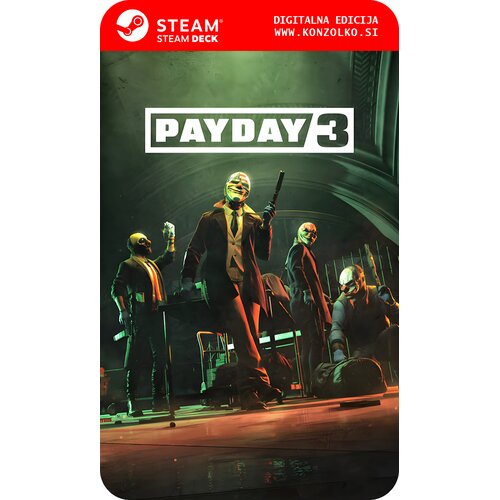  Payday 3 - Steam koda brez &scaron;katlice (WINDOWS PC | STEAM DECK) Cene