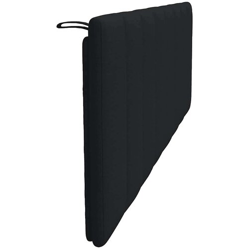 VidaXL jastuk za uzglavlje crni 160 cm od tkanine Slike