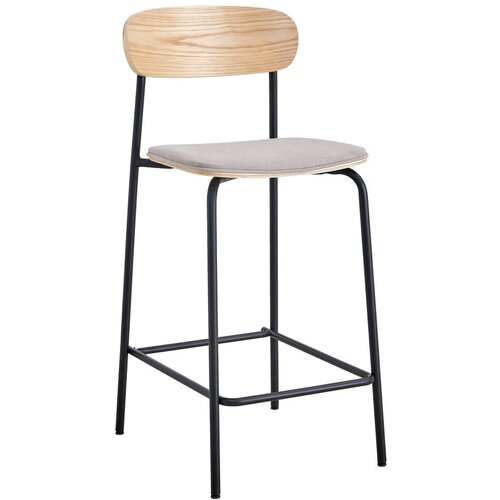 Marckeric Crne/sive barske stolice u setu 2 kom (visine sjedala 66 cm) Adriana &amp;ndash; Slike