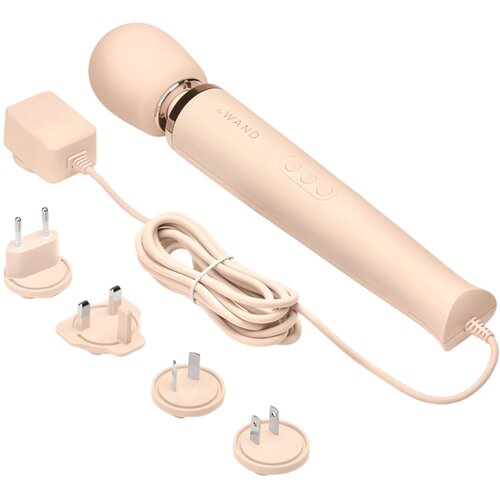 Le Wand Plug-In masažni vibrator , krem Slike