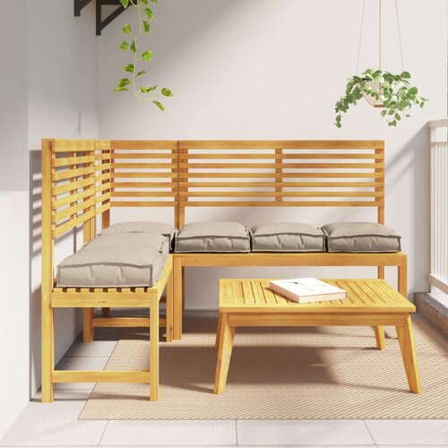  paletne blazine za sedenje 6 kosov taupe 40x40x8 cm Oxford tkanina, (22090584) Cene
