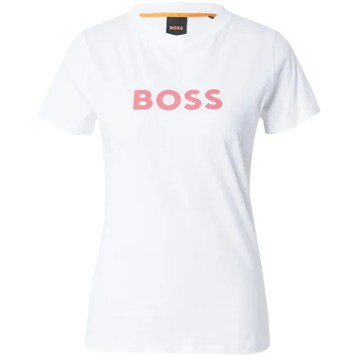 BOSS Orange Majica roza / bijela