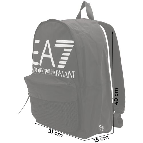 Ea7 Emporio Armani Nahrbtniki TRAIN GRAPHIC SERIES BACKPACK Črna Slike