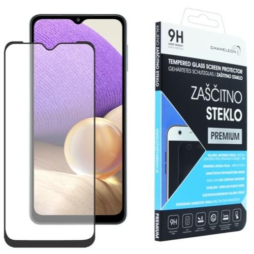 Chameleon Samsung Galaxy A32 5G, za&amp;scaron;čitno steklo Premium, črno do roba (0,30) Slike