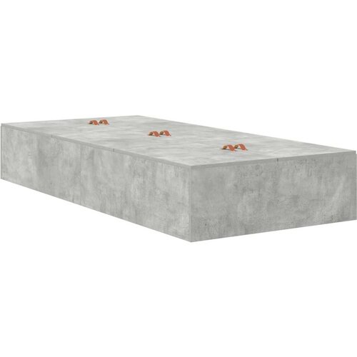 Okvir kreveta za pohranu Beton Siva 100x200 cm Slike