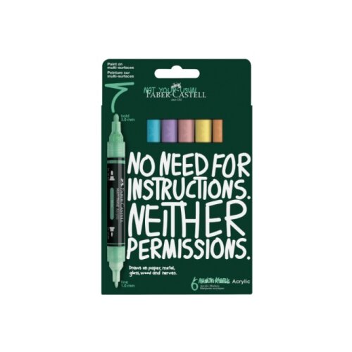 Faber-Castell Faber Castell 186005 akrilni Pastel Set 1/6 komada ( N175 ) Slike