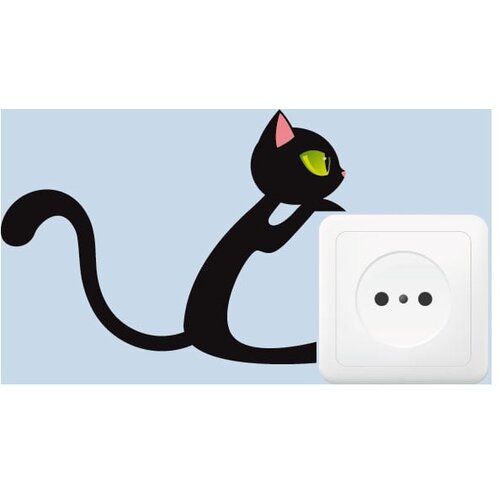 Ambiance Nalepka Fanastick Black Cat Slike