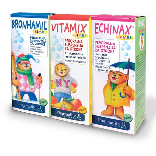 Fitobimbi SOS paket (Vitamix, Echinax, Bronhamil) Cene