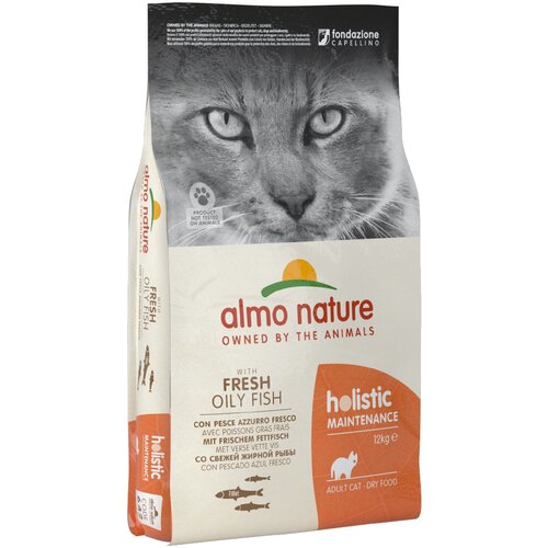 Holistic Almo Nature mastna riba & riž - 12 kg Cene