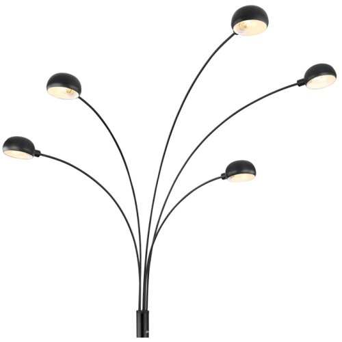 Globo 58228NB - podna lampa seymour 5xE14/40W/230V crna Slike