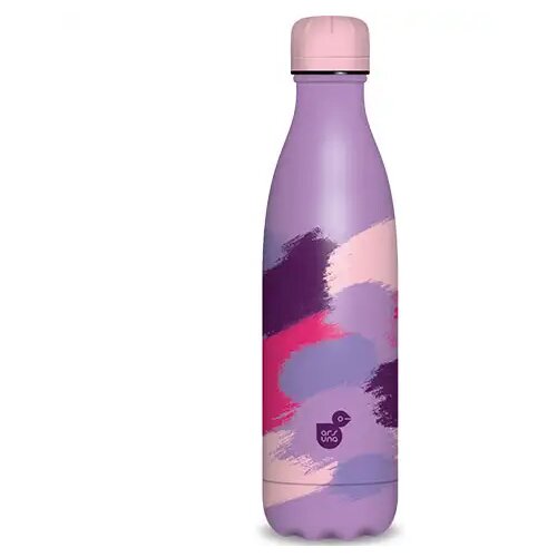 Ars Una spotted purple dvoslojna metalna boca za vodu 500 ml Cene