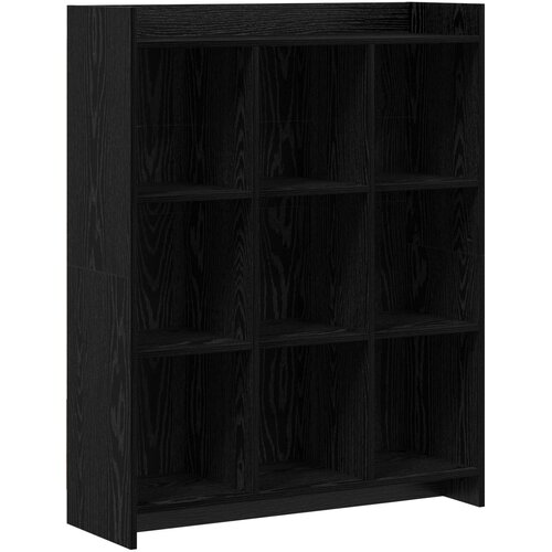 VidaXL Police za knjige Crni hrast 87 5 x 30 x 111 cm - Crni hrast 87 5 cm Slike