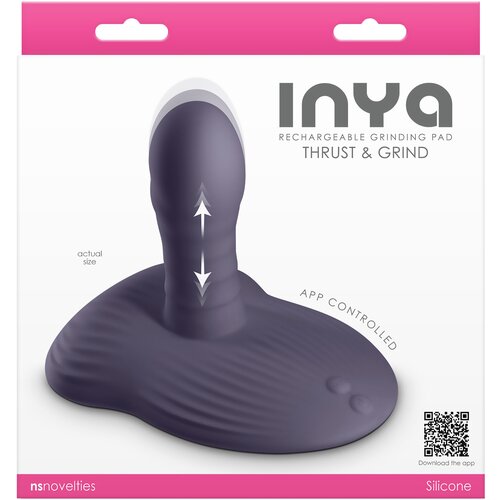 Ns Novelties Inya Thrust &amp;amp; Grind Rechargeable Grinding Pad App Controlled Purple Slike
