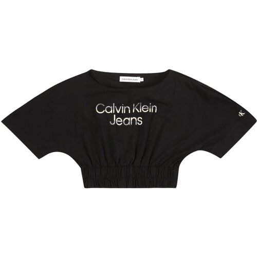 Calvin Klein Jeans Majica bež / črna Slike