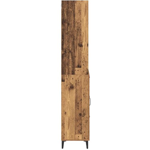  Highboard Staro drvo 69,5 x 34 x 180 cm Konstruirano drvo Slike