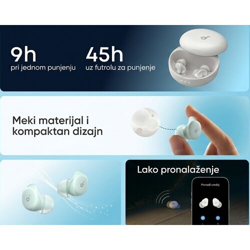 Anker Soundcore Sleep A30 Noise Masking BT bežične bubice bele Cene