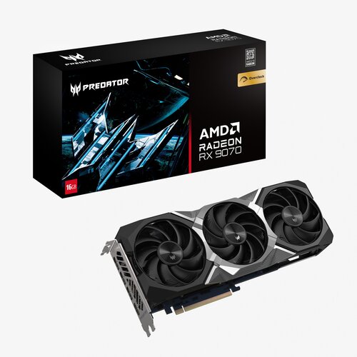 Acer Grafička karta PB RX9070 16G OC - Predator 16GB DDR6 256bit/3xDP/HDMI Slike