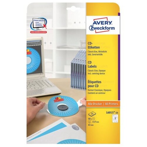Avery Zweckform Etikete za CD, ClassicSize Slike