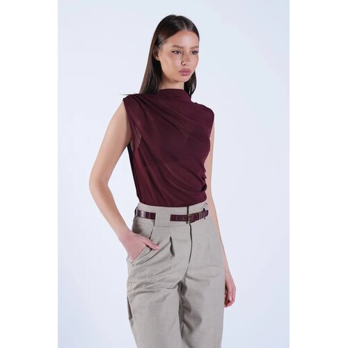 Trend Alacati Stili Ženska bluza Alc-X15151, Bordo Cene