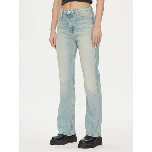 Calvin Klein Jeans Jeans hlače Authentic J20J222449 Modra Bootcut Fit