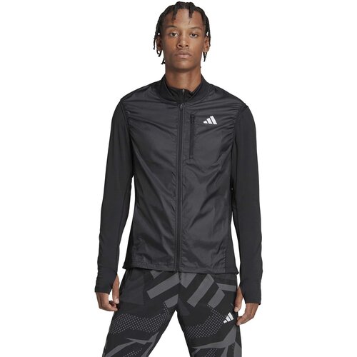 Adidas Sportski prsluk &amp;#039;Own the Run&amp;#039; crna / bijela Slike