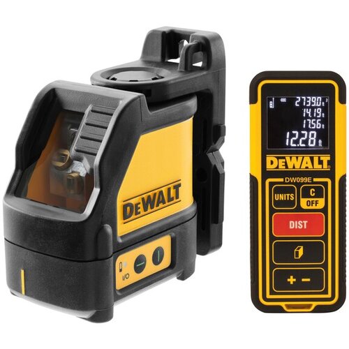 Dewalt KRIŽNO LINIJSKI LASER RDEČI DW088 IN DW099E KITVKLJUČUJE TSTAK + NOSILEC DW0889 Cene
