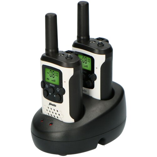 Alecto Walkie Talkie 2er Set 7 km Reichweite, Wei&amp;szlig; /Schwarz Slike