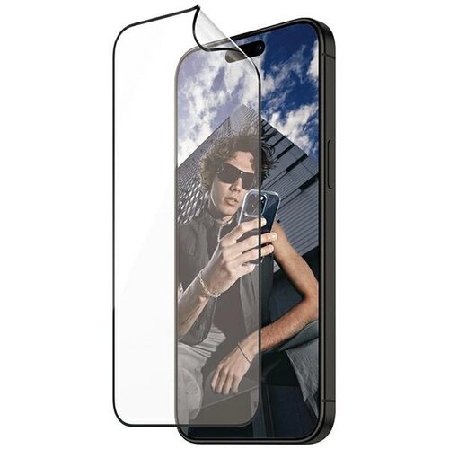 PanzerGlass HYBRID GLASS MATRIX ULTRA-WIDE-FIT ZA IPHONE 15 PRO MAX, (21911700) Slike