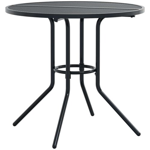  Set složivih vrtnih stolica 5 kom antracit čelik obložen prahom Antracitno siva 80 x 72.5 cm Slike