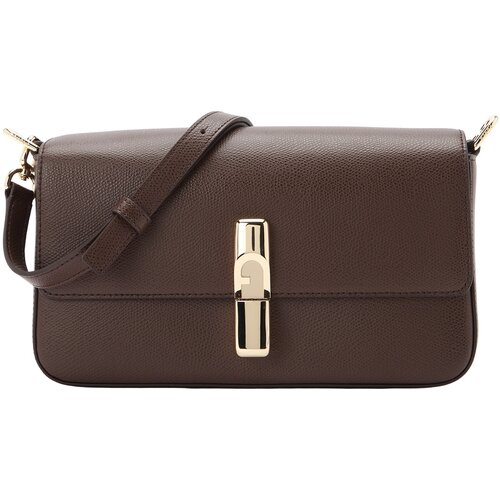 Furla Torba za čez ramo 'IRIDE' temno rjava Cene