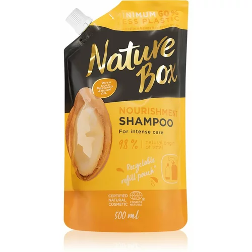 Nature Box Argan šampon za intenzivno jačanje kose s arganovim uljem zamjensko punjenje 500 ml