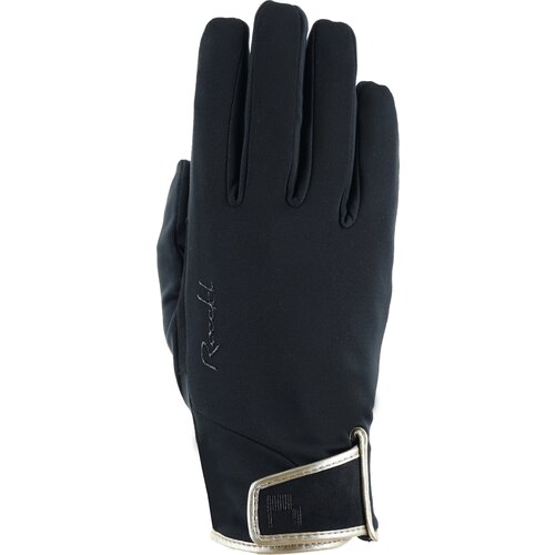Roeckl Rokavice HEGAU, black/golden glow - 6 Slike