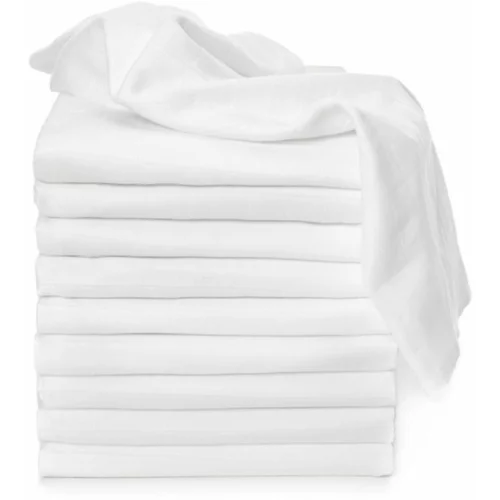 T-TOMI TETRA Cloth Diapers HIGH QUALITY White platnene pelene White 70x70 cm 10 kom
