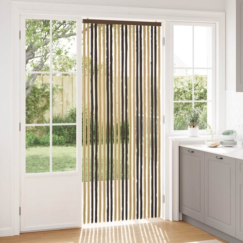  Zavjesa protiv insekata Chenille Tamno smeđa i bež 90 x 220 cm Cijene