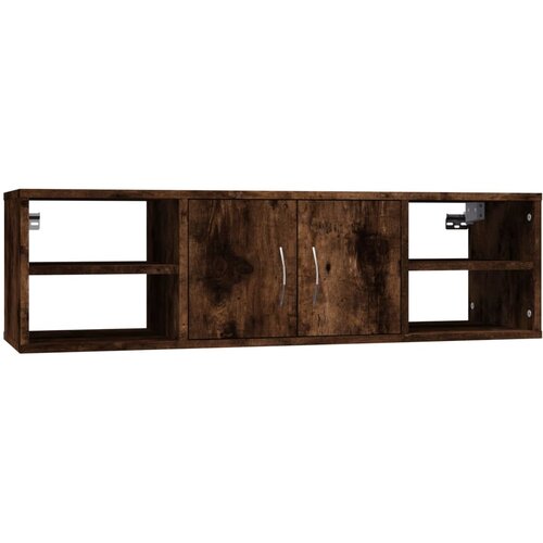  Zidna polica boja hrasta 102x30x29 cm od konstruiranog drva Slike
