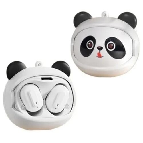  Bluetooth slu&amp;scaron;alice Panda bele Slike