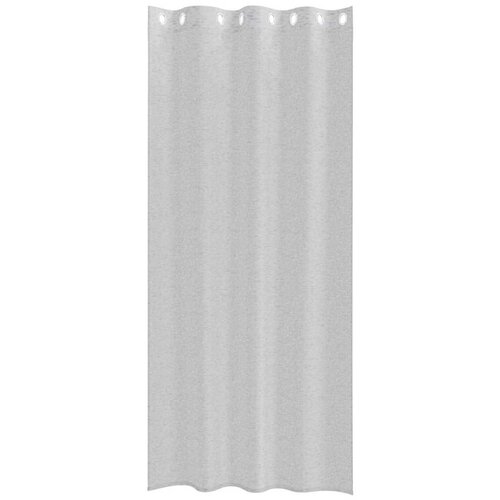 Voile zavjesa 2 pcs Svijetlo siva 260 x 140 cm Poliester Slike